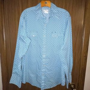 Mens Wrangler Button Up